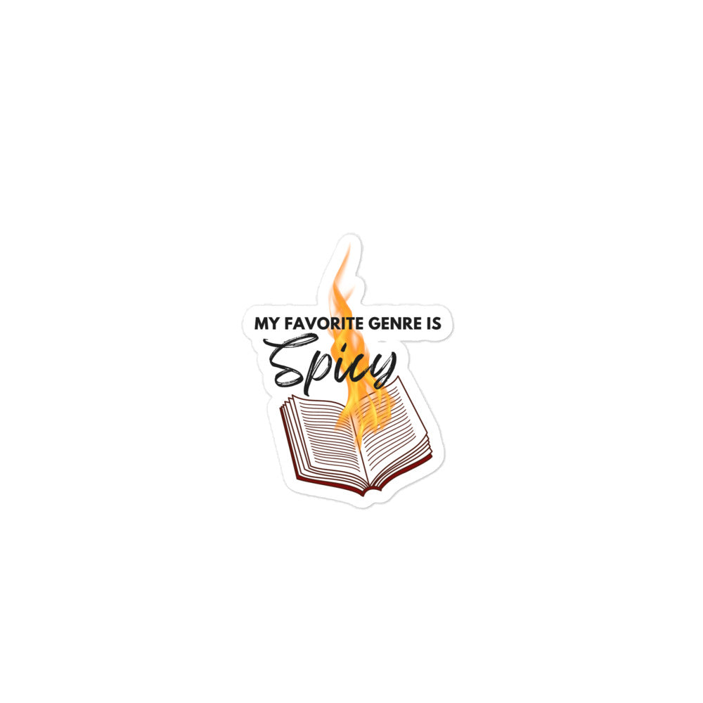 Spicy Book Genre Sticker