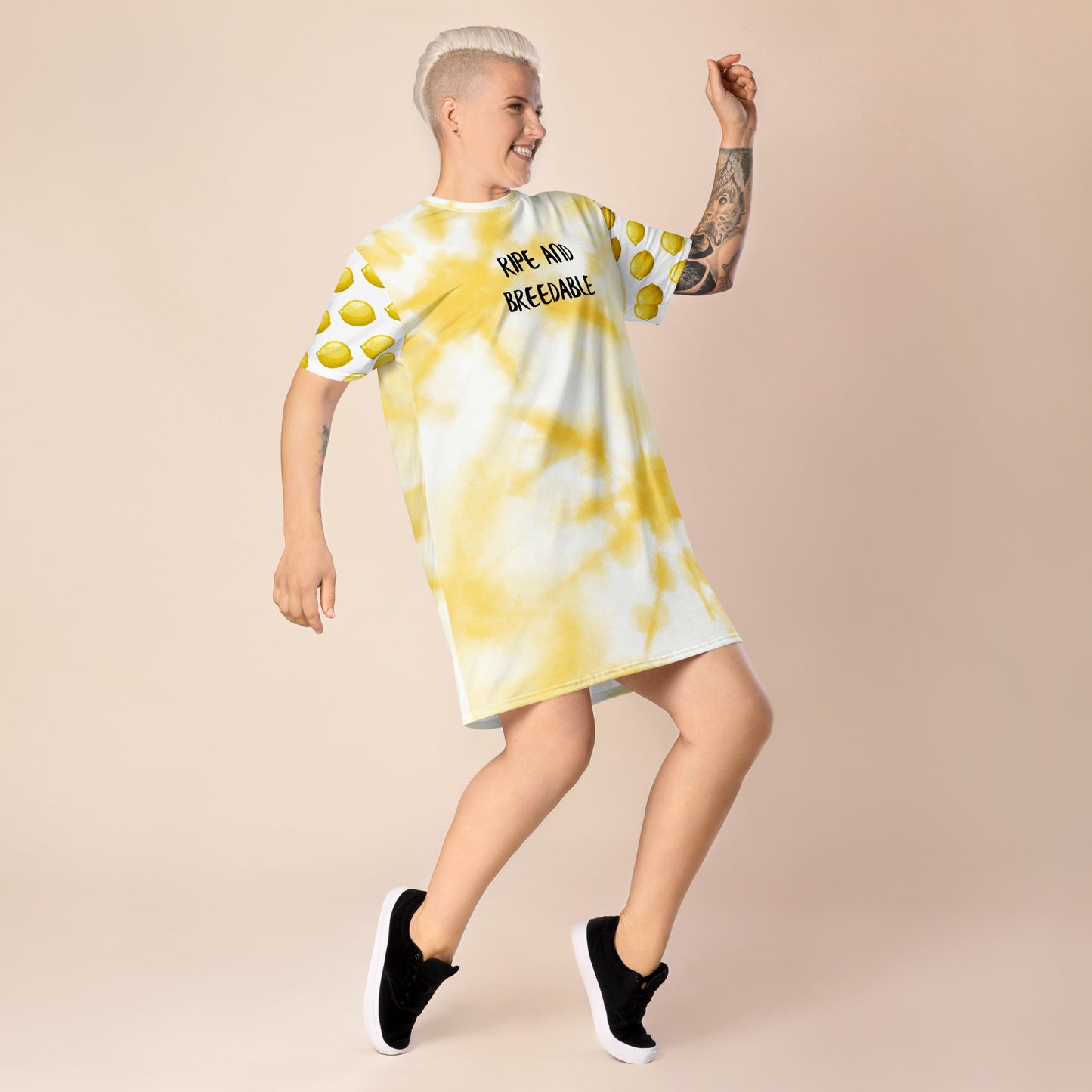 "that lemon dress" - ripe and breedable t-shirt dress